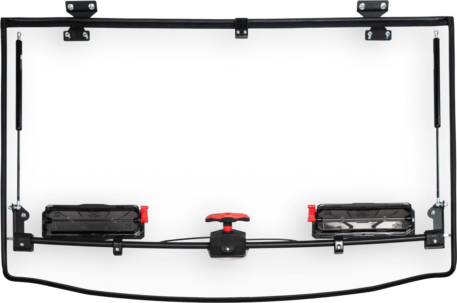 Seizmik Powersports Windshields 50-50222KIT Windshields, Flip-Up Windshield with Vents thumbnail 2