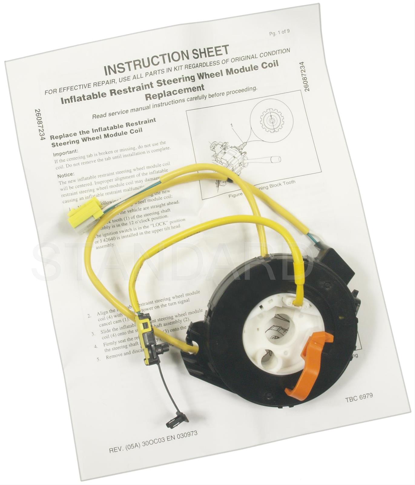 Standard Motor Products CSP100 Standard Motor Steering Column Clock Springs Summit Racing