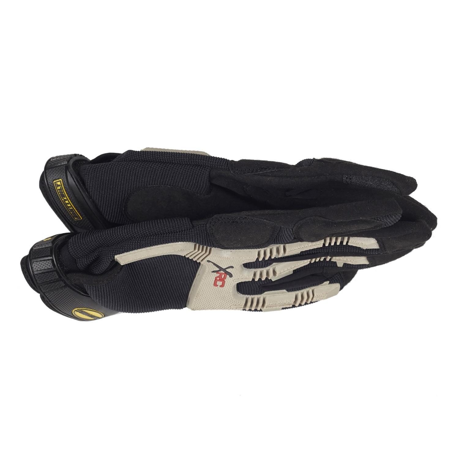 Smittybilt Trail Gloves S/B1505 Gloves, Trail, One Layer, Nylon/Synthetic Leather, Black/Gray, X-Large, Pair thumbnail 3