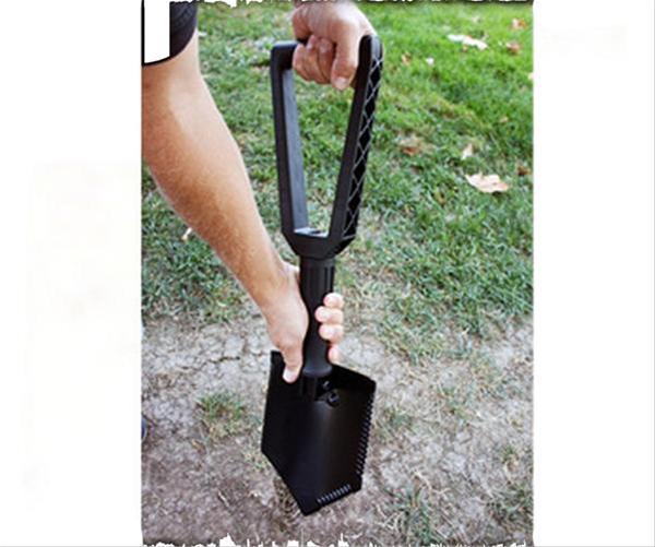 Smittybilt Tri-Fold Shovels S/B2728 Shovel, Tri-Fold, Carbon Steel Shovel Head, Black Nylon Handle, Storage Bag, Each thumbnail 3