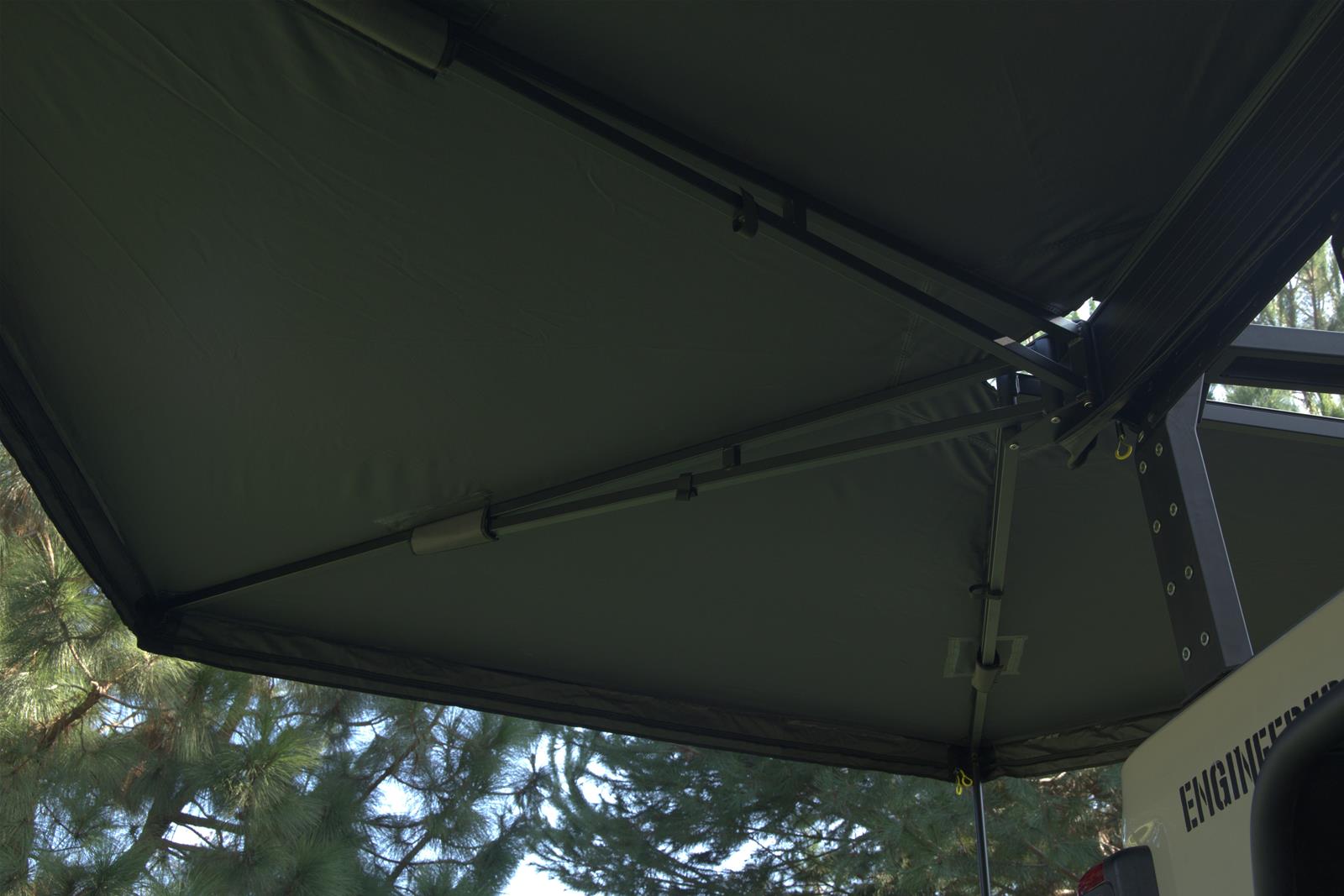 Smittybilt Quick Deploy 270 Degree Passenger Side Awnings SB2796 Truck and SUV Awning, Degree, Side, Polyester, Gray, Universal, Each thumbnail 3
