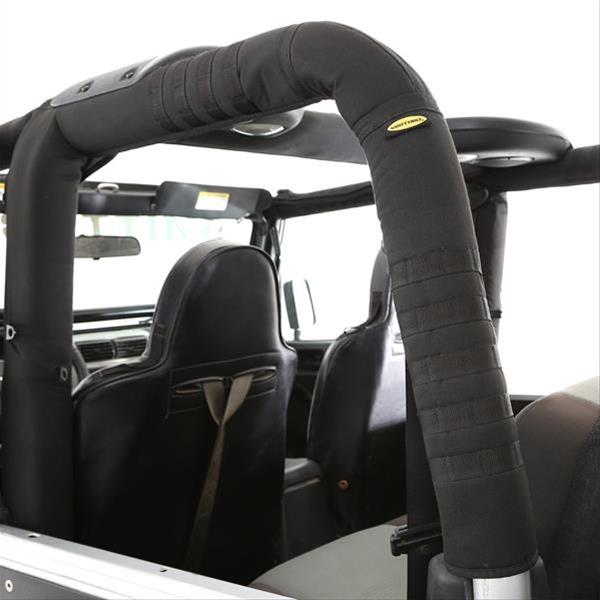 Smittybilt Seat Covers S/B5665101 600 D striped canvas;Heavy duty zippers;Heavy duty hook & loop fasteners;MOLLE attachment points front and rea