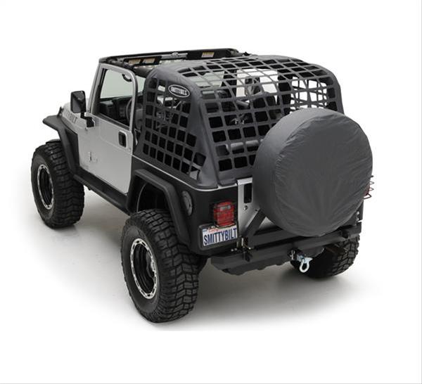 Smittybilt C.RES2 HD Cargo Restraint Systems S/B571135 Soft Top, System, Net, Polyester, Black, Jeep, Each thumbnail 2