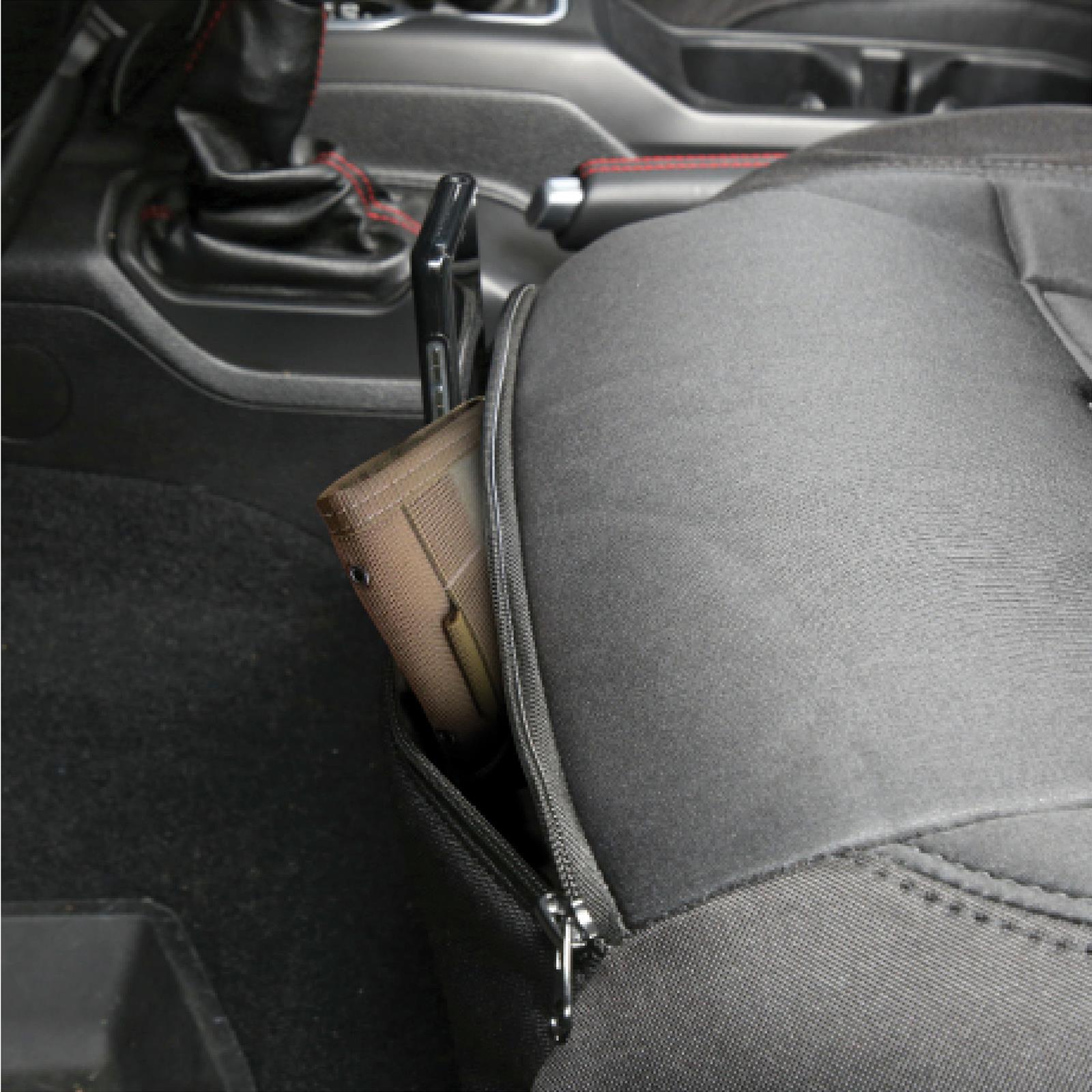 Smittybilt Gen2 Neoprene Seat Cover Sets S/B577101 Covers, GEN 2, Neoprene, Front/Rear, Water Resistant, Headrest Covers, Black, Jeep, Wrangler JL, Kit thumbnail 4