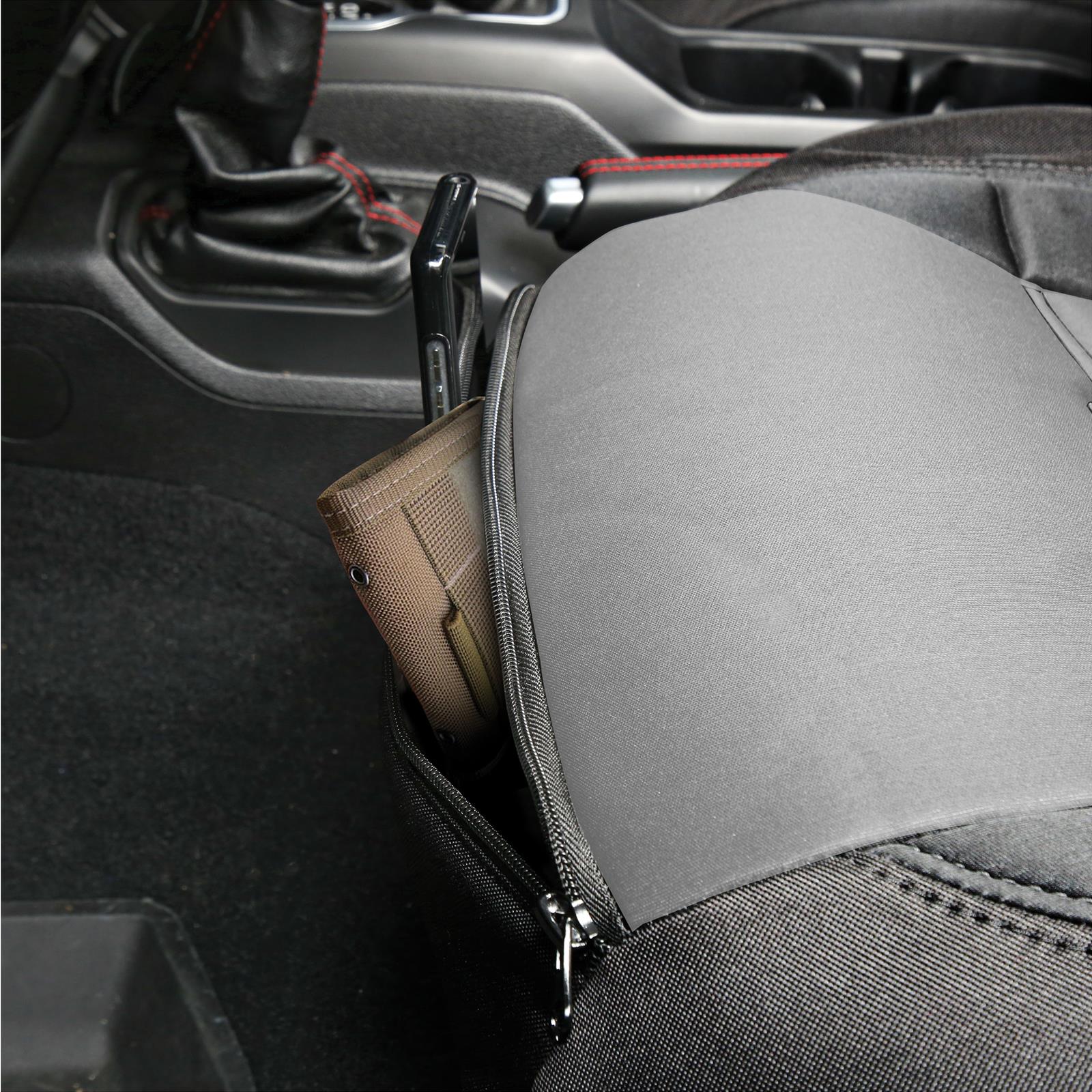 Smittybilt Gen2 Neoprene Seat Cover Sets S/B577122 Covers, GEN 2, Neoprene, Front/Rear, Water Resistant, Headrest Covers, Black/Charcoal, Jeep, Wrangler JL, Kit thumbnail 3