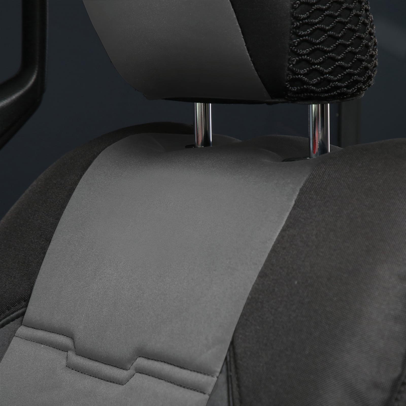 Smittybilt Gen2 Neoprene Seat Cover Sets S/B577122 Covers, GEN 2, Neoprene, Front/Rear, Water Resistant, Headrest Covers, Black/Charcoal, Jeep, Wrangler JL, Kit thumbnail 6