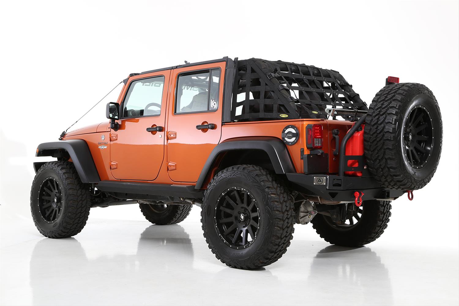 Smittybilt C.RES2 HD Cargo Restraint Systems S/B581135 Soft Top, System, Net, Polyester, Black, Jeep, Each thumbnail 2