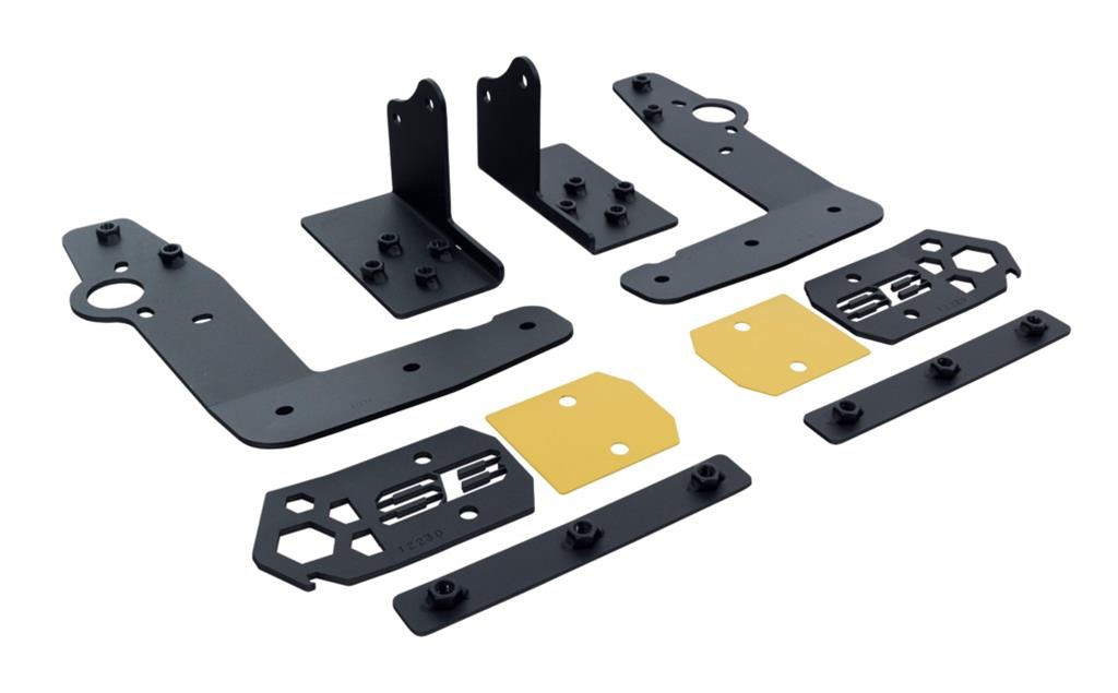 Smittybilt Truck Bed Stiffeners 61748W truck Panels, Stiffeners, Internal Brace System, Steel, Black Powdercoat, Rear/Tailgate Position, Drilling Required, Toyota, Kit thumbnail 2
