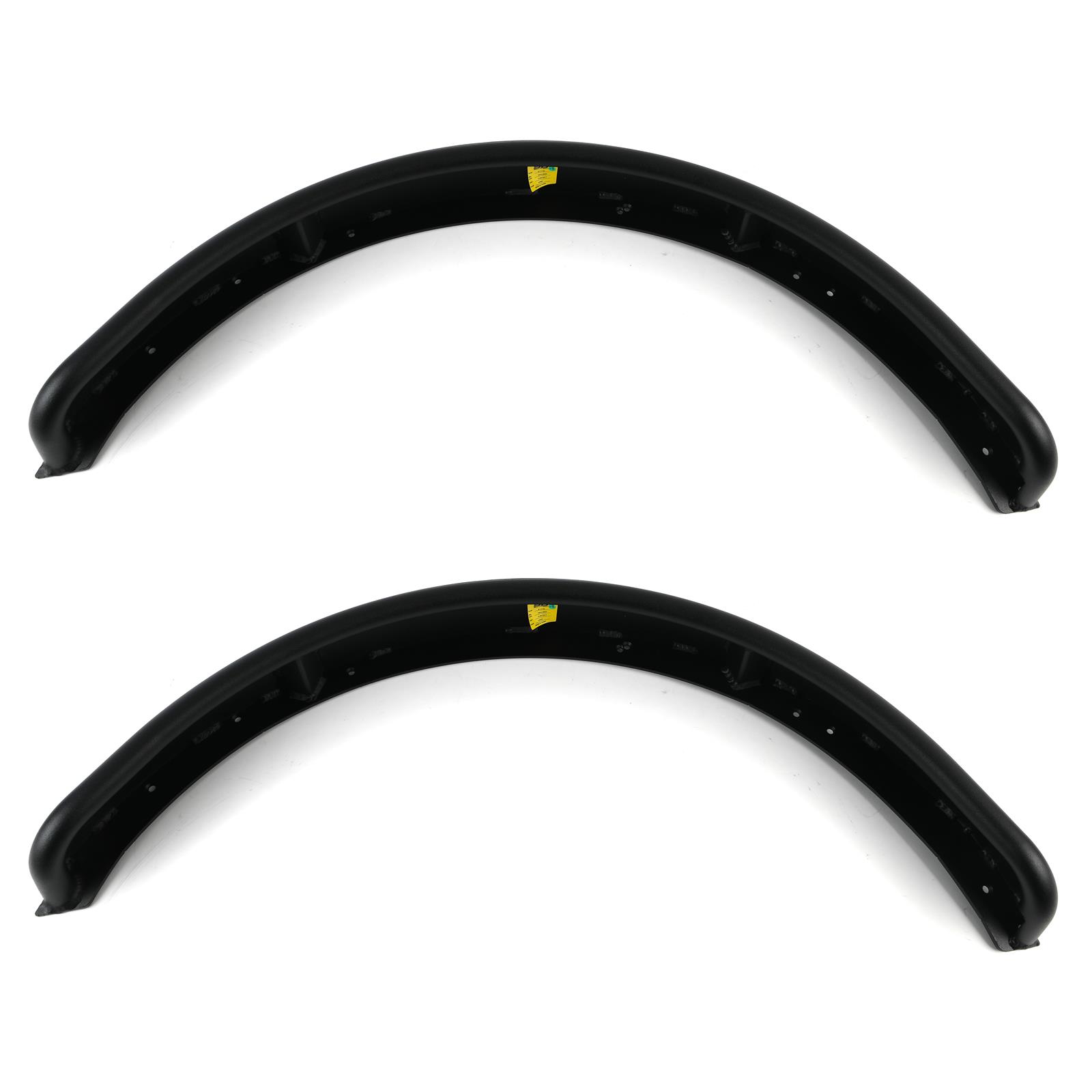 Smittybilt Aluminum Fender Kits 61771W Flares, Aluminum, Rear, 3.5 in. Wide, Black Textured, Powdercoated Finish, No Drill Installation, Ford, Pair