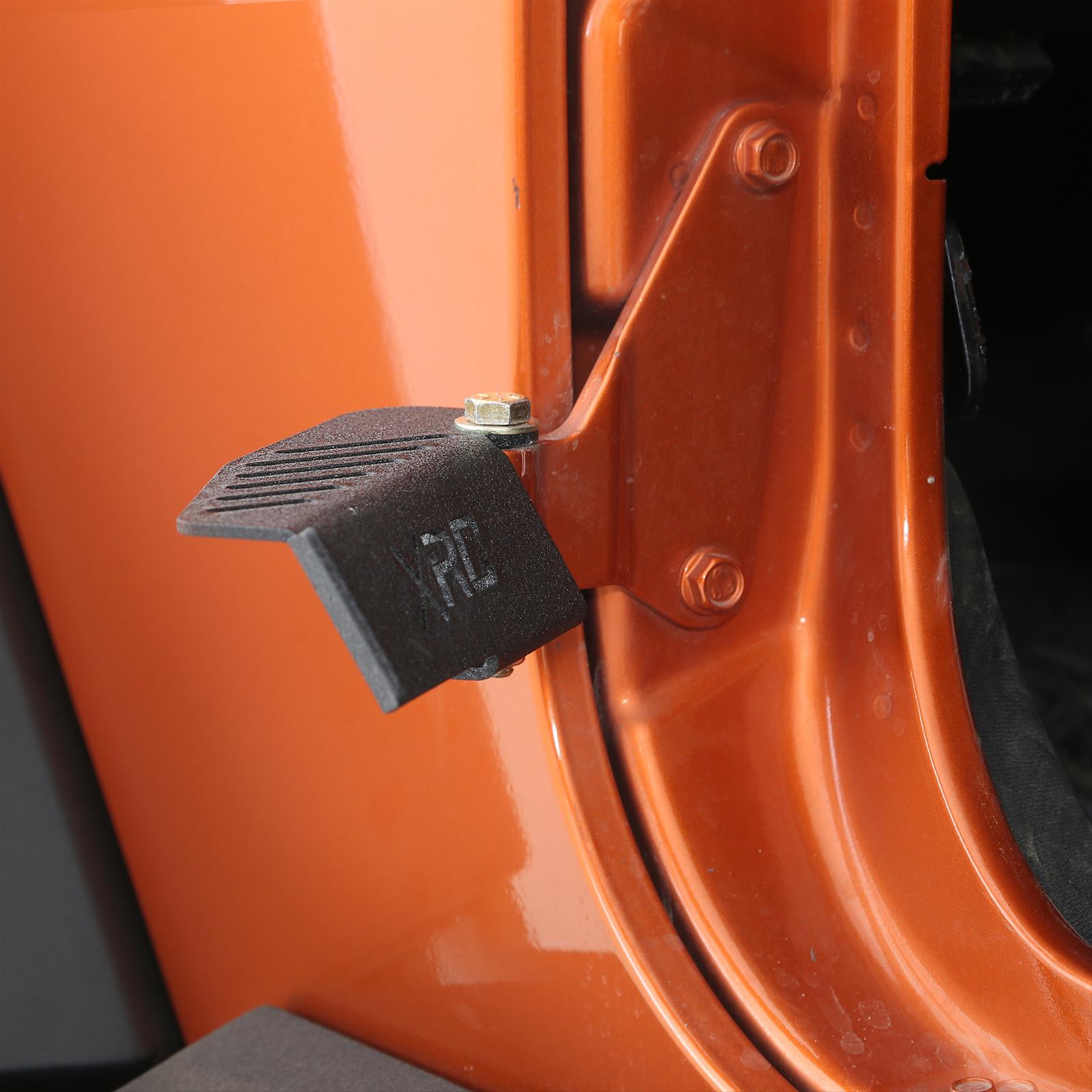 Smittybilt XRC Foot Pegs S/B7620 Pegs, XRC, Retractable, Steel, Black Powdercoated, Jeep, Pair thumbnail 4