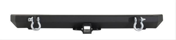 Smittybilt Spare Tire Carriers S/B76651D-01 Bumper/Carrier, SRC Classic, With D-Rings, Rear, Steel, Black Textured Powdercoated, w/o Carrier, Jeep, Each