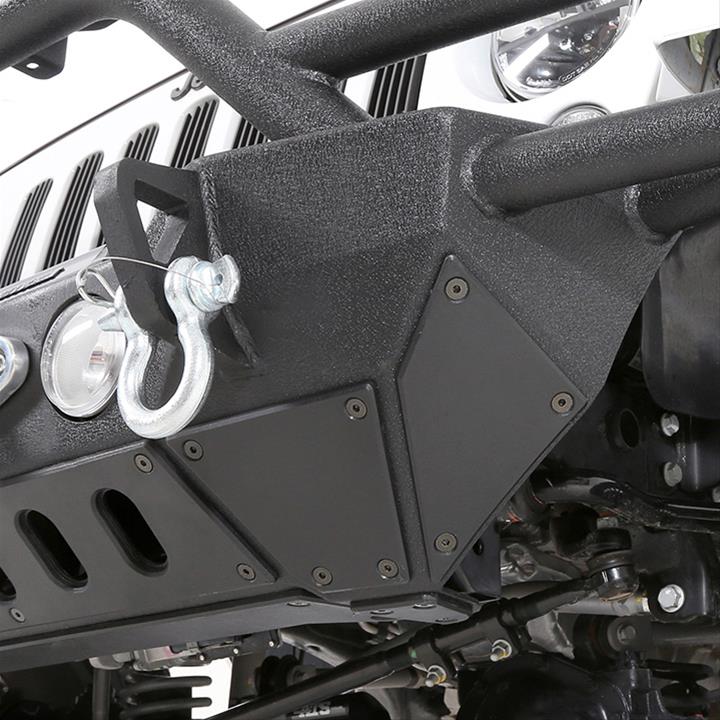 Smittybilt SRC Bumpers S/B76724 Bumper, SRC, Fabricated, Steel, Black Textured Powdercoated, Winch Mount, Front, Jeep, Each thumbnail 3