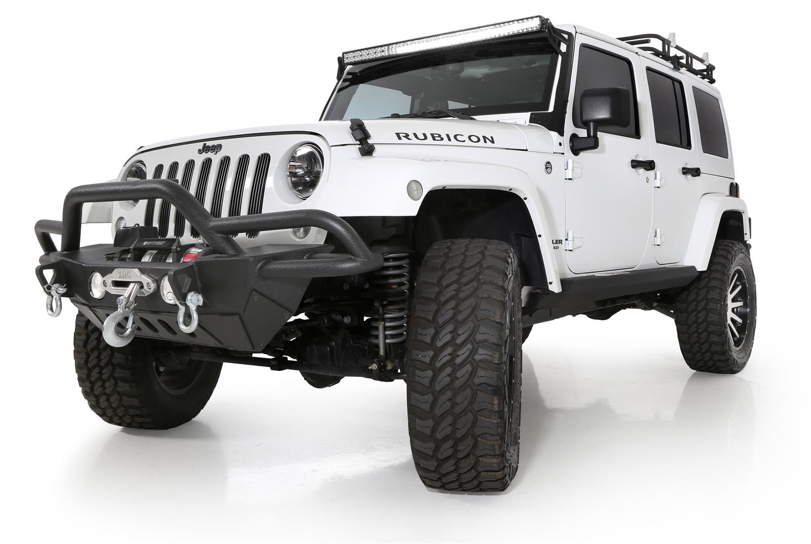 Smittybilt SRC Bumpers S/B76724 Bumper, SRC, Fabricated, Steel, Black Textured Powdercoated, Winch Mount, Front, Jeep, Each