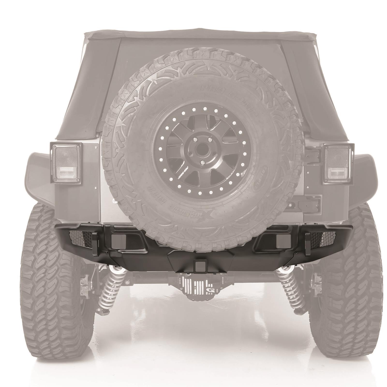 Smittybilt Stryker Modular Rear Bumpers S/B76732 Bumper, Stryker, Modular, Rear, Fabricated, Steel, Black Powdercoated, Jeep, Each thumbnail 3