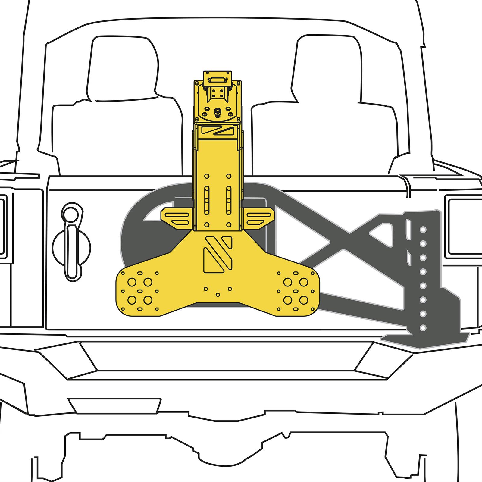 2017 JEEP WRANGLER Smittybilt 7685705 Smittybilt XRC Gen2 Slant Tire