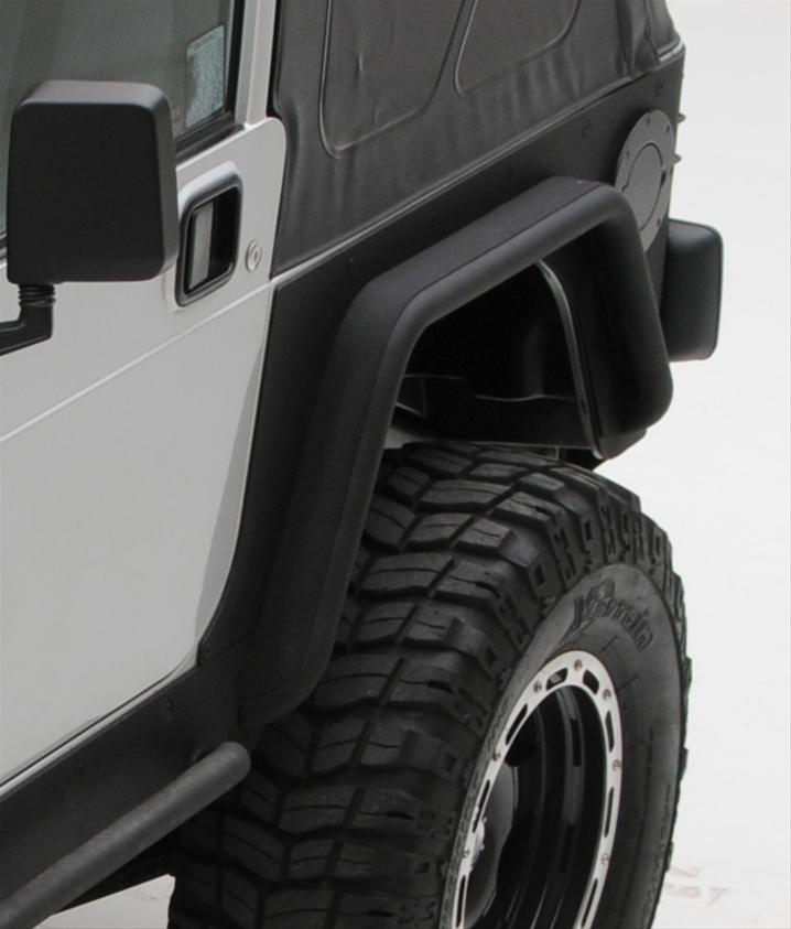 Smittybilt XRC Armor Fender Flares S/B76875 Flare Set; Flare; Black Textured