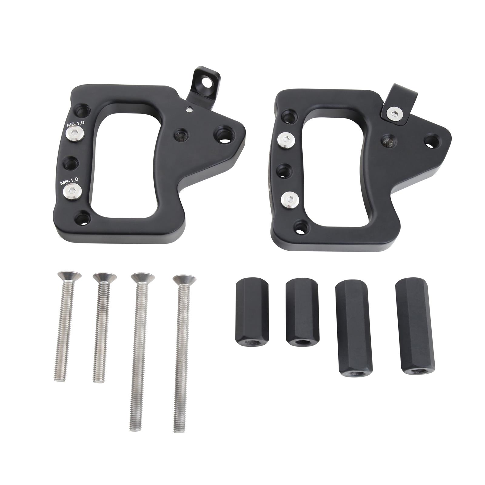 Smittybilt Grab Handles S/B76931 Handles, Aluminum Black Powdercoated, Front, Jeep, Pair thumbnail 4