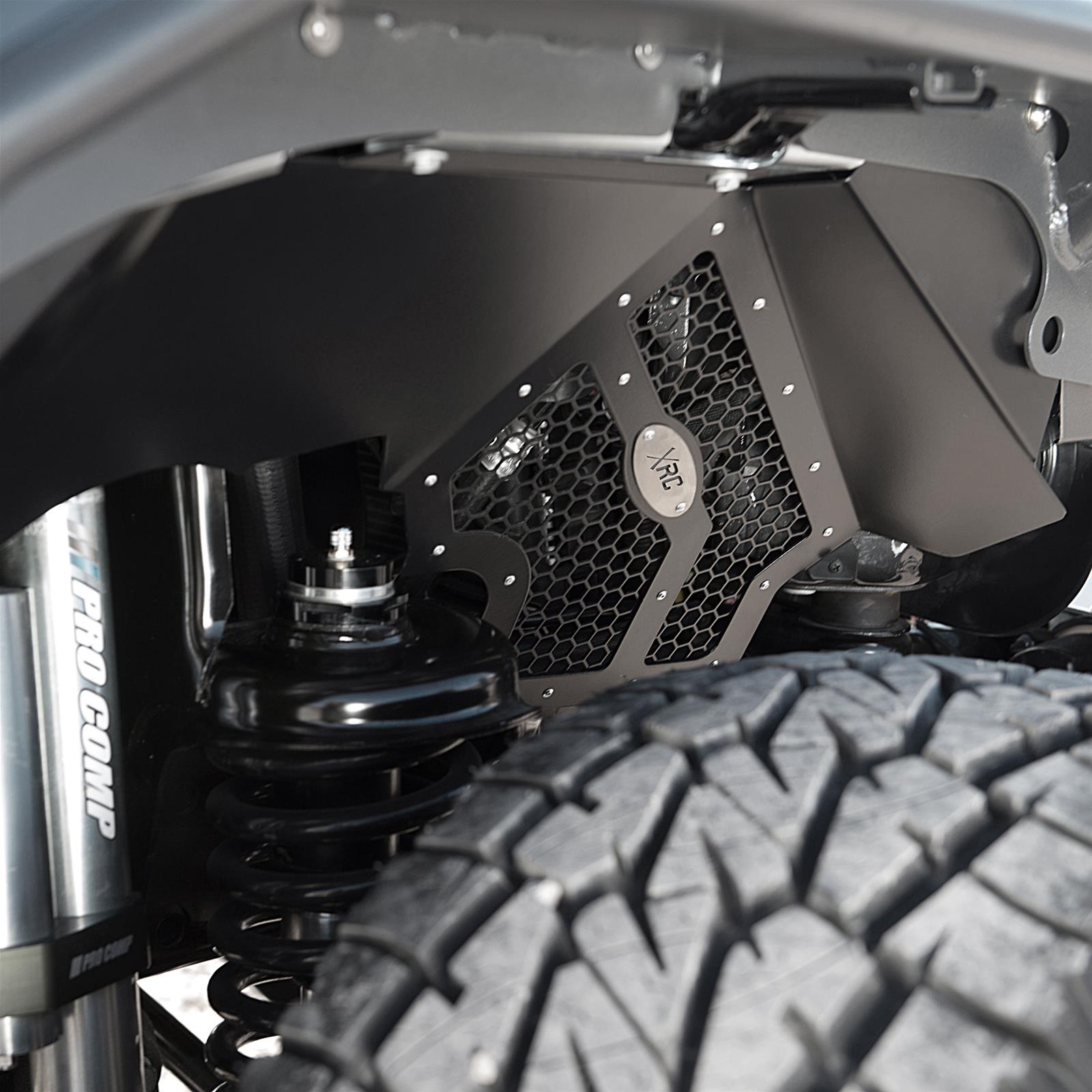 Smittybilt JK Inner Fenders S/B76984 Fenders, Driver and Passenger Side Front, Aluminum, Black Powdercoated, Jeep, Pair thumbnail 3