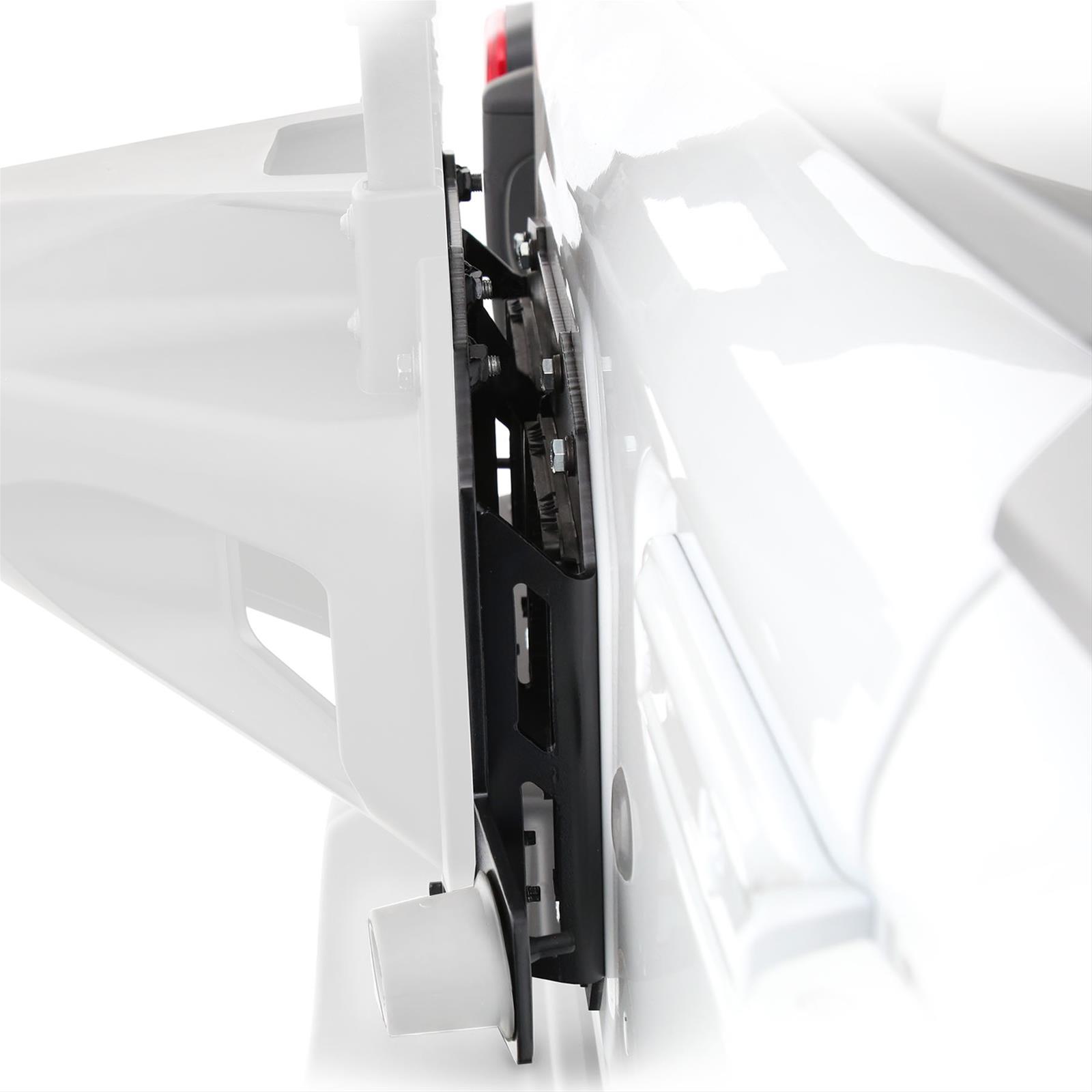 Smittybilt Spare Tire Relocation Brackets S/B7721 Bracket, Relocation, Rear of Vehicle Location, Steel, Black Powdercoated, Jeep, Each thumbnail 8