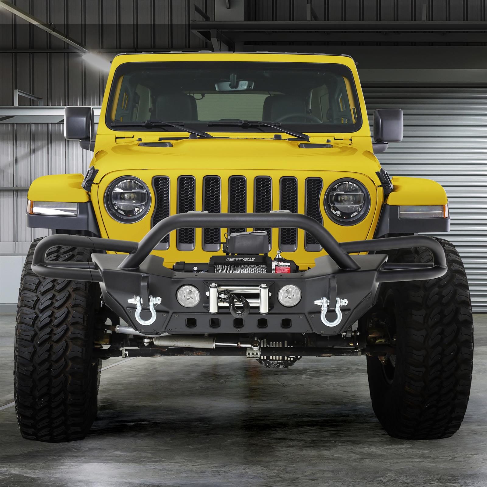 Smittybilt SRC Gen2 Bumpers S/B77724 Bumper, GEN2, Front, Fabricated, Steel, Black Textured Powdercoated, Jeep, Each