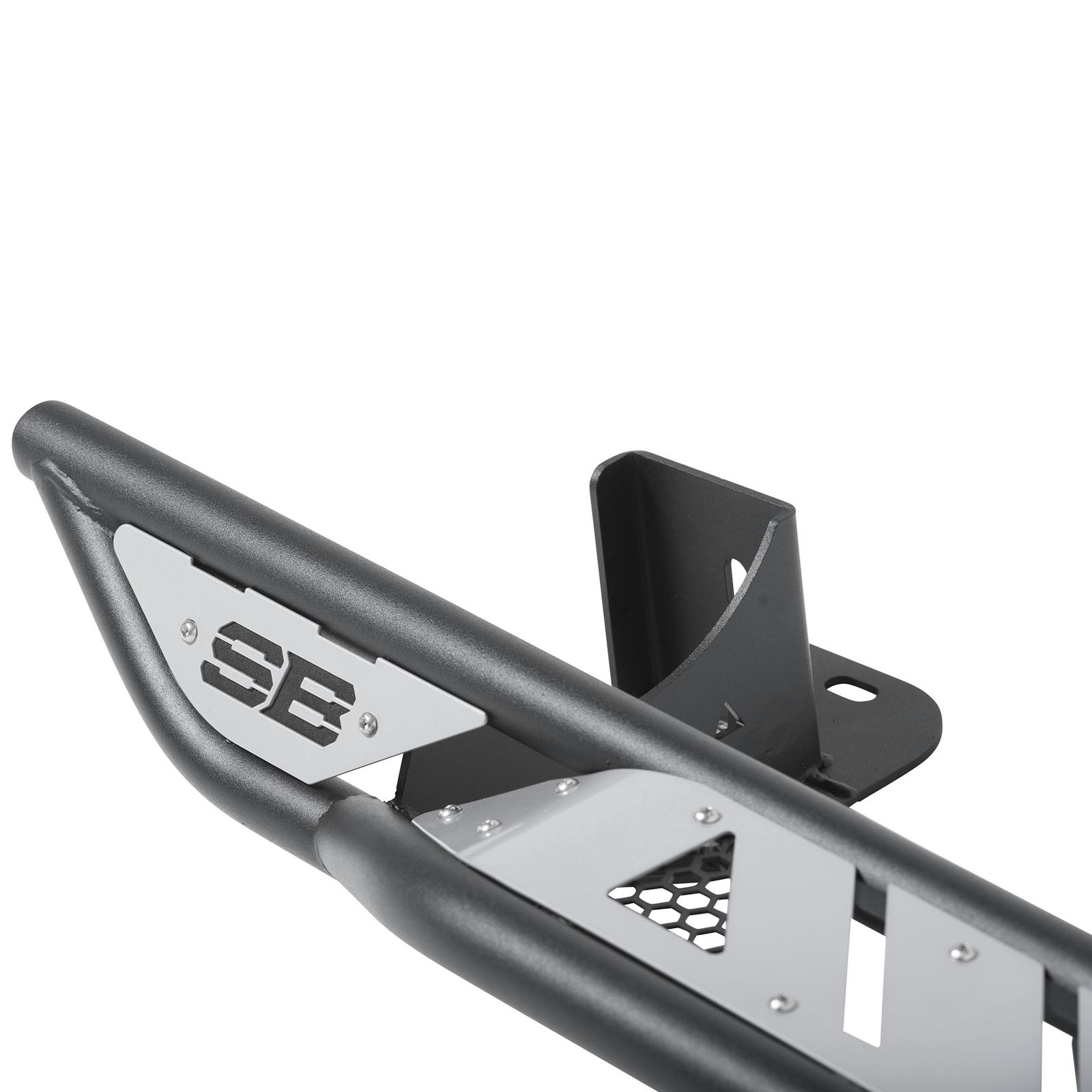 Smittybilt Apollo Slider Steps S/B77734 Rocker Guards, Sliders, with Steps, Steel, Black Textured Powdercoated, Jeep, 4-Door, Pair thumbnail 3