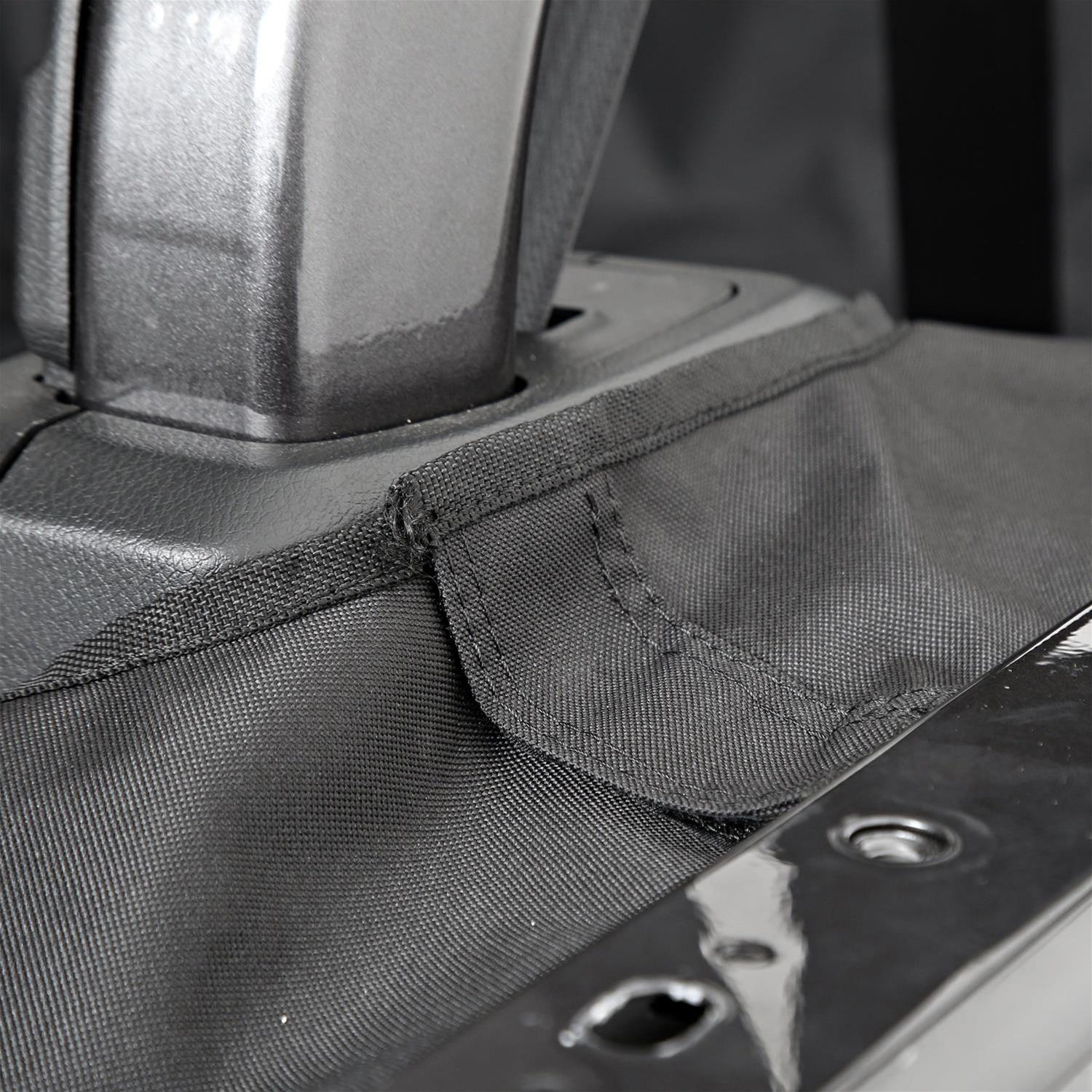 Smittybilt G.E.A.R. Cargo Liners S/B87401 Protect Your Area From Dirt, Debris, Pet Hair and Scratches. Made Of Durable Black Denier Fabric for the Ultimate Protection.Includes Sewn In Mo