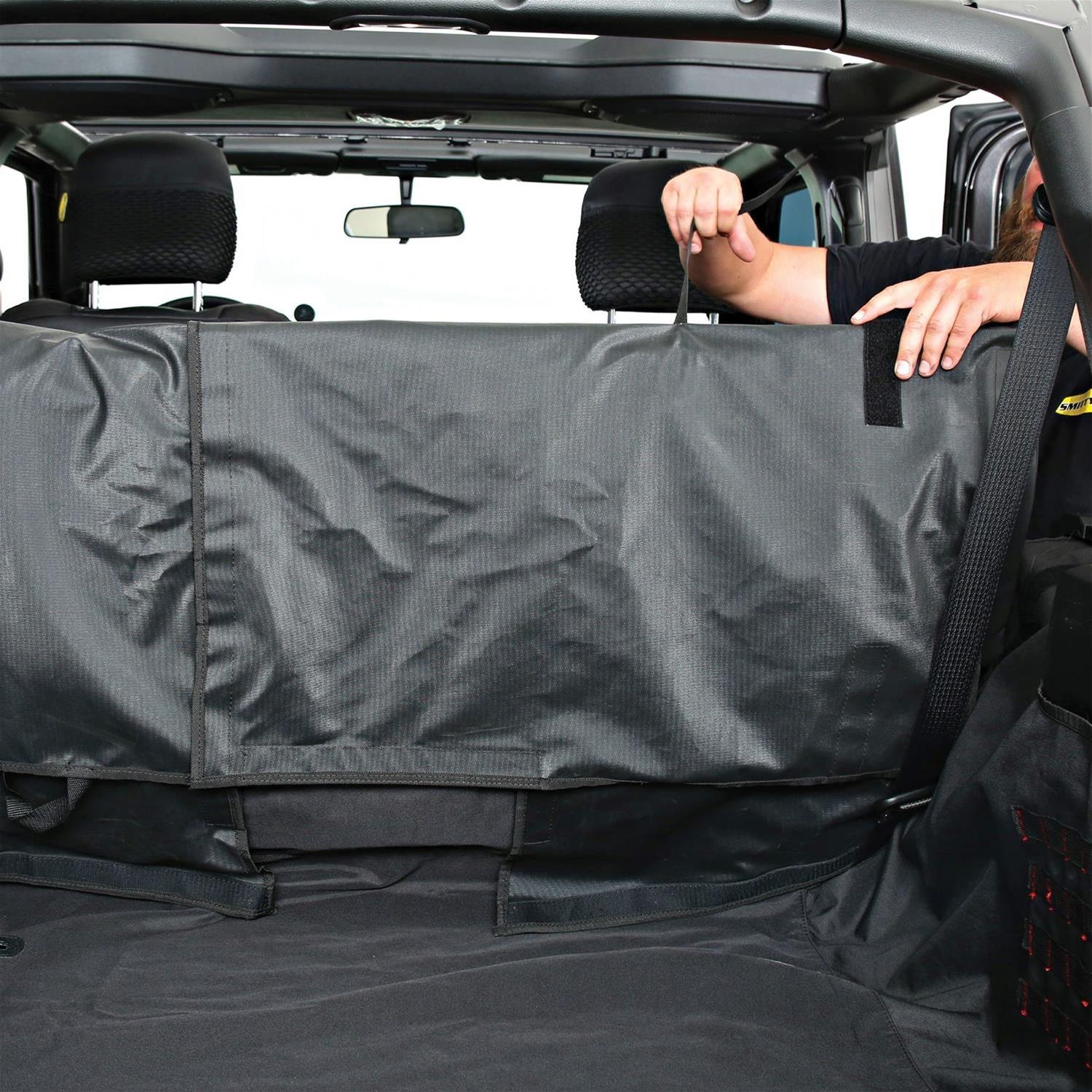Smittybilt G.E.A.R. Cargo Liners S/B87401 Protect Your Area From Dirt, Debris, Pet Hair and Scratches. Made Of Durable Black Denier Fabric for the Ultimate Protection.Includes Sewn In Mo thumbnail 2