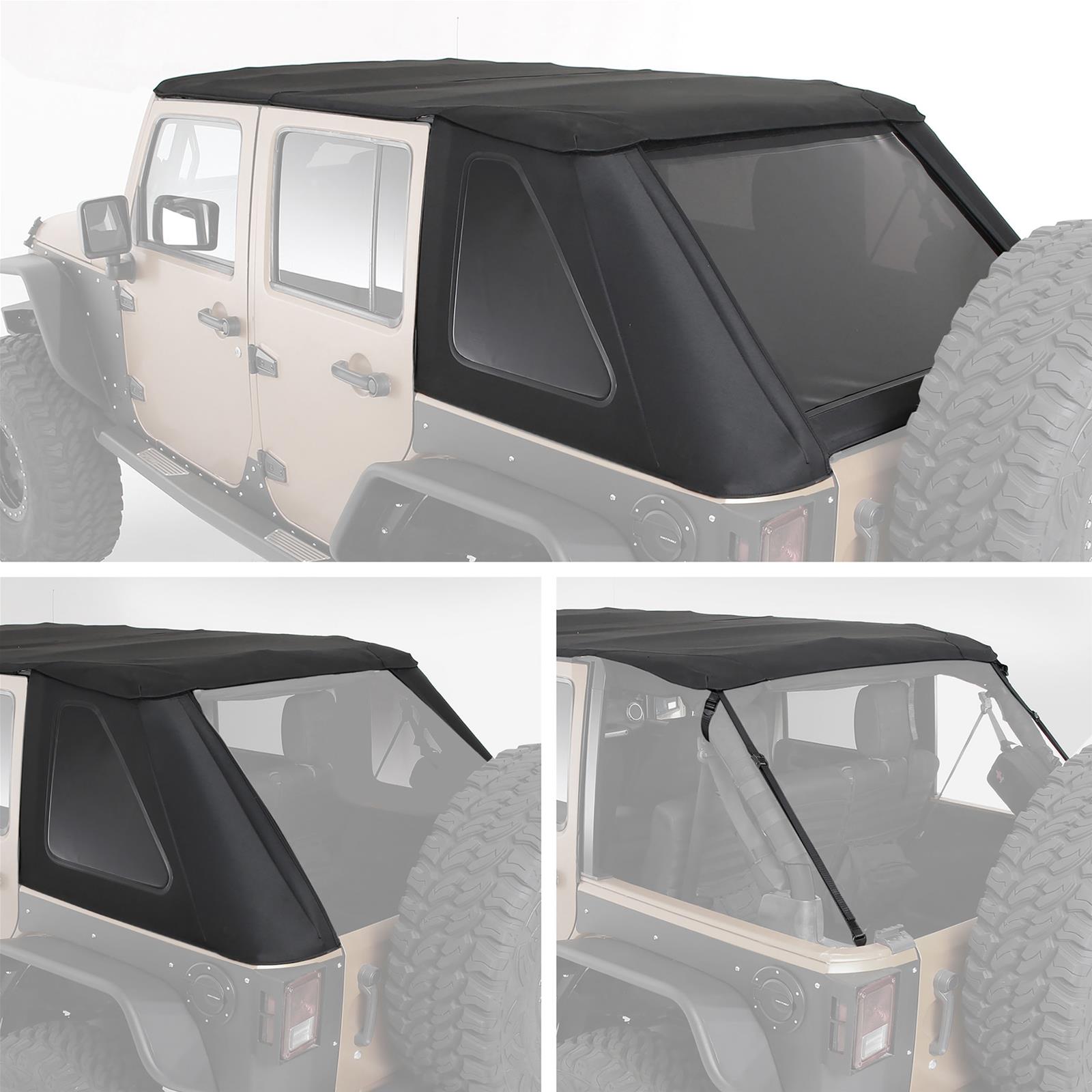 Smittybilt Bowless Combo Tops S/B9083135K Top-Soft thumbnail 6
