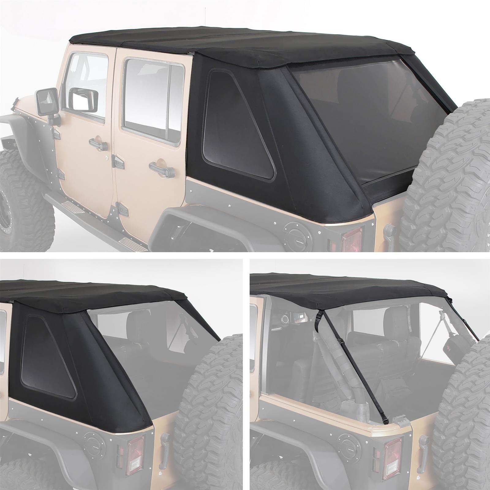 Smittybilt Bowless Combo Tops S/B9087135K Top-Soft thumbnail 6