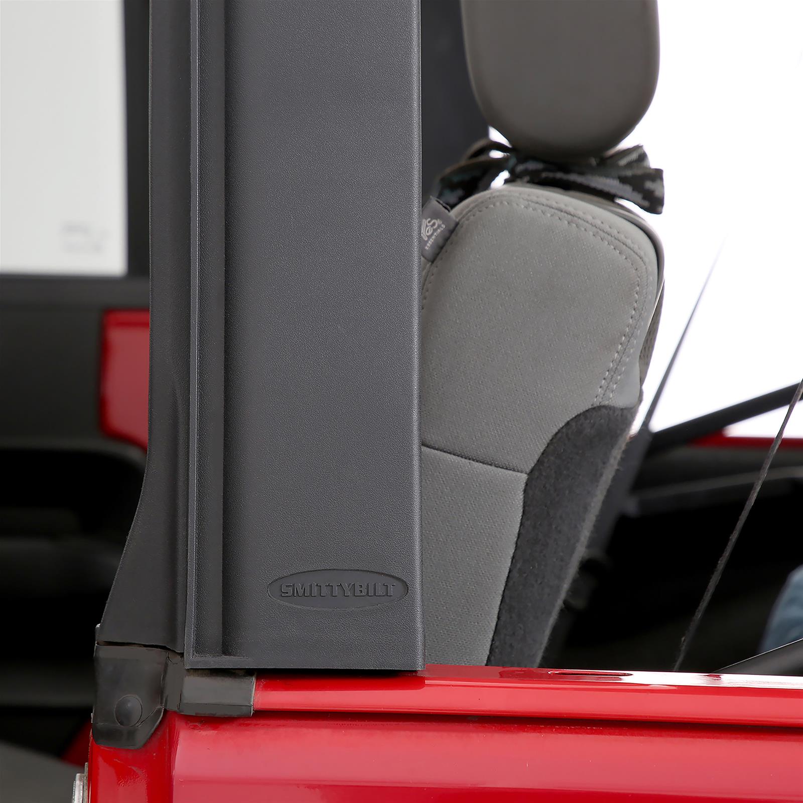 Smittybilt OE-Style Door Surrounds S/B91406 Surrounds, OE-Style, High-impact Plastic, Black, Jeep, Set of 4