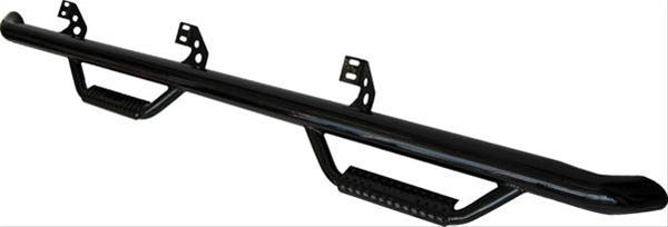Smittybilt Nerf Steps S/BJ0764 Step Bars, Bars, Steel, Black Powdercoated, 3 in. Diameter, Jeep, Pair