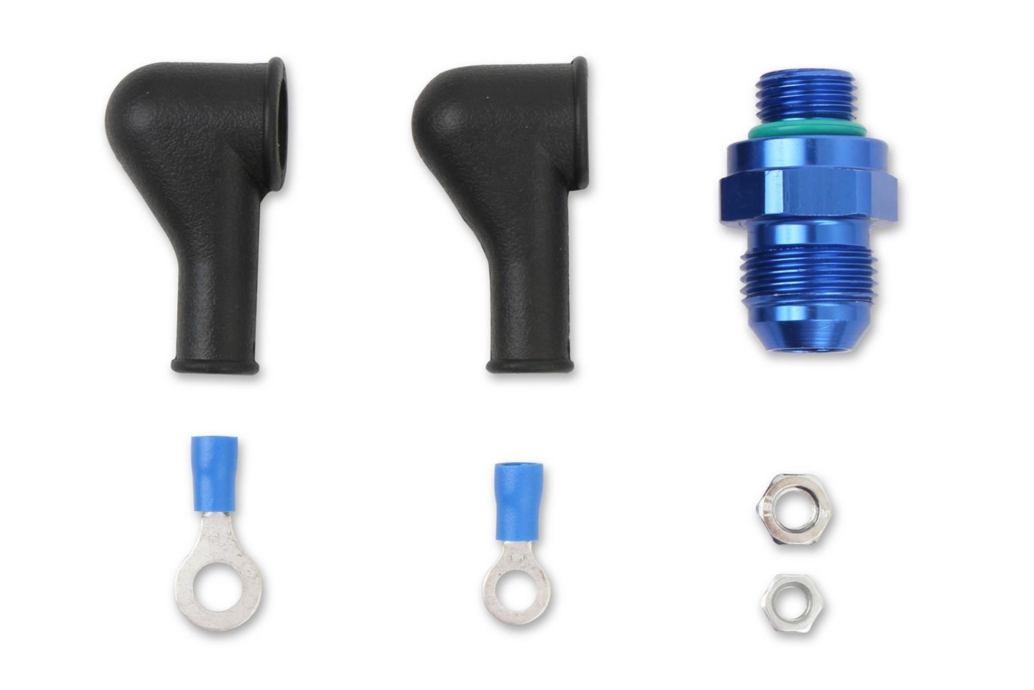 Holley Sniper 3.5 GPM Twin Pump and Manifold Kits 12-270 Fuel Pumps, Pump, Electric, 13.5 Volt, gpm, Manifold, -10 AN O-ring Inlet, -8 AN O-ring Outlet, Male Threads, Bracket Included, Kit thumbnail 4