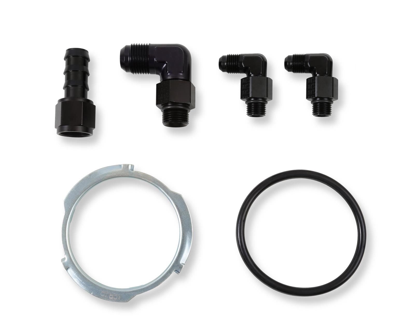 Holley Sniper In-Tank Retrofit Fuel Pump Modules 12-353 Pumps, Sniper, In-Tank, Retrofit, Electric, 6-18 Volt, 90 gph, -6AN O-ring Inlet and Outlet, Sending Unit, Chevy, GMC, Truck, Each
