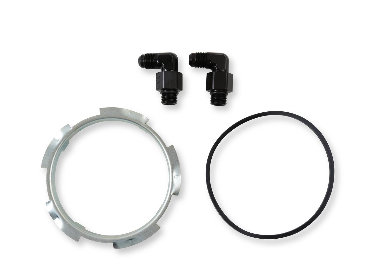 Holley Sniper In-Tank Retrofit Fuel Pump Modules for 1990-1997 F-150, F-250 - 12-356 Pumps, Sniper, In-Tank, Retrofit, Electric, 6-18 Volt, 90 gph, -6AN O-ring Inlet and Outlet, Sending Unit, Ford, Truck, Short Bed, Each thumbnail 2