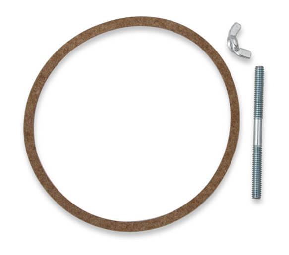 Holley Sniper Air Cleaner Assemblies 120-541 Assembly, Sniper, 14 in. Diameter, Round, Dropped, Steel, Black Finish, Embossed Logo, 4 in. Filter, Paper Element, Each