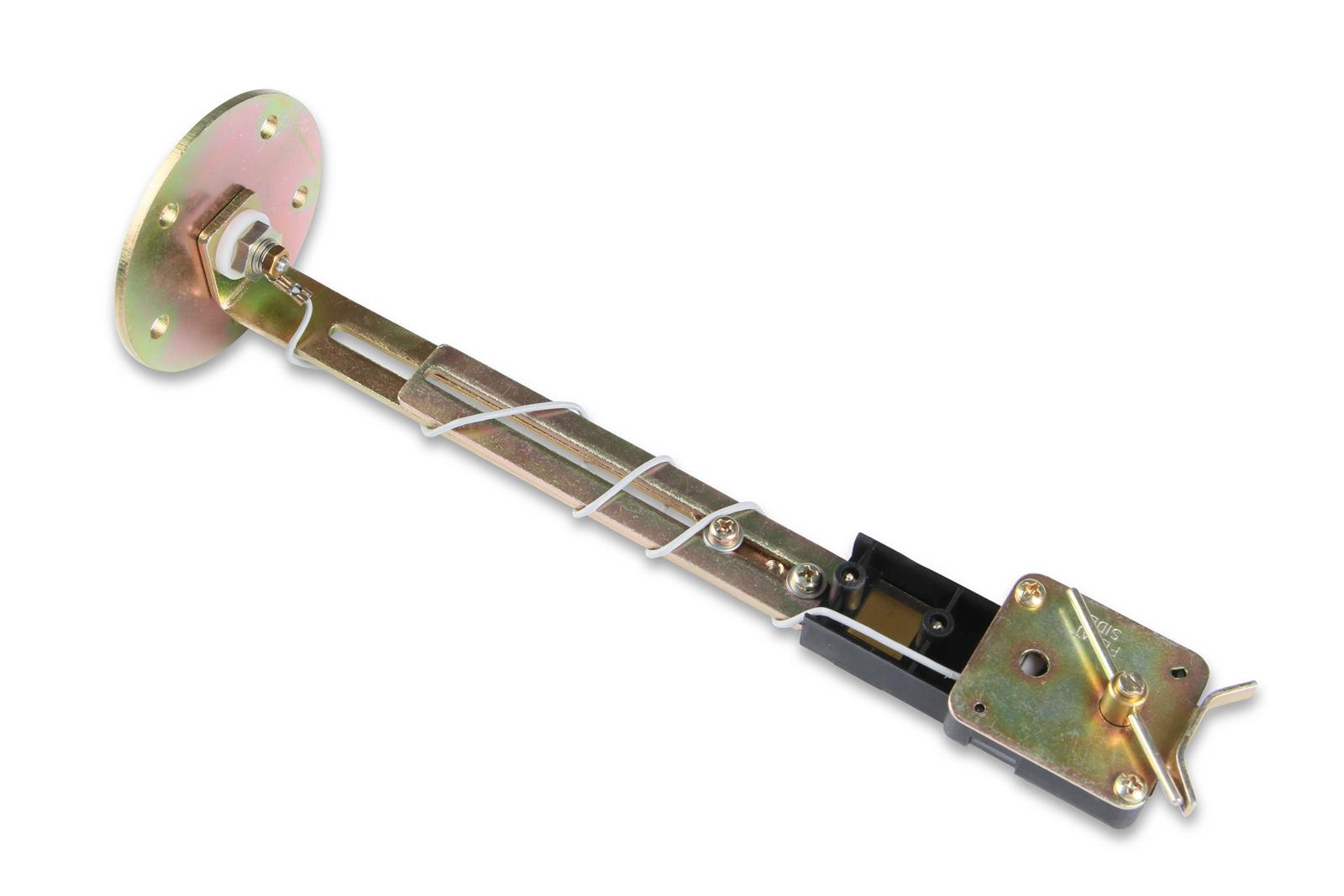 Holley Sniper Fuel Gauge Sending Units 19-161 Units, Sniper, Level, 0 ohms Empty, 90 ohms Full, Gold Finish, Each thumbnail 2
