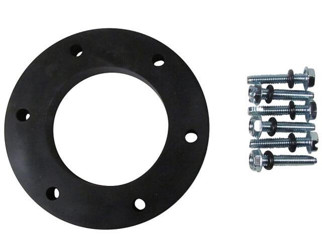 Holley Sniper Fuel Gauge Sending Unit Gasket and Screw Kits 19-170 Pump Gaskets, Sniper, Replacements, Cork, Nitrile Rubber, Black, 6 Hole, Hardware Included, Each