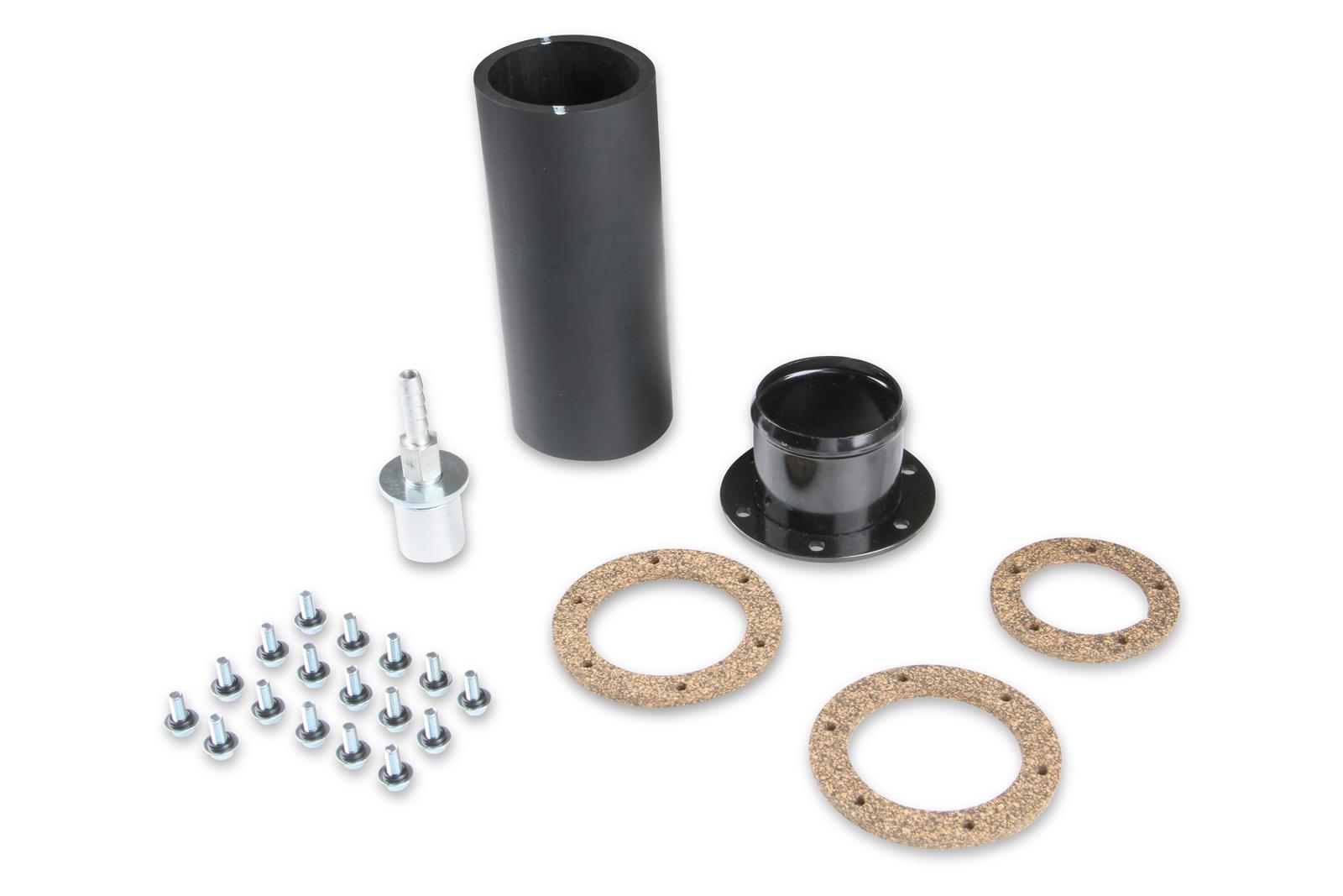Holley Sniper EFI Fuel Tank Systems for 1960-1963 COMET, 1960-1965 FALCON - 19-181 Tanks, Sniper, 16 Gallon, Steel, Silver, Pump, 13.5V, 67 gph, 1/4 in. Female Thread, Sending Unit, 73-10 ohm, Ford, Mercury, Kit thumbnail 4