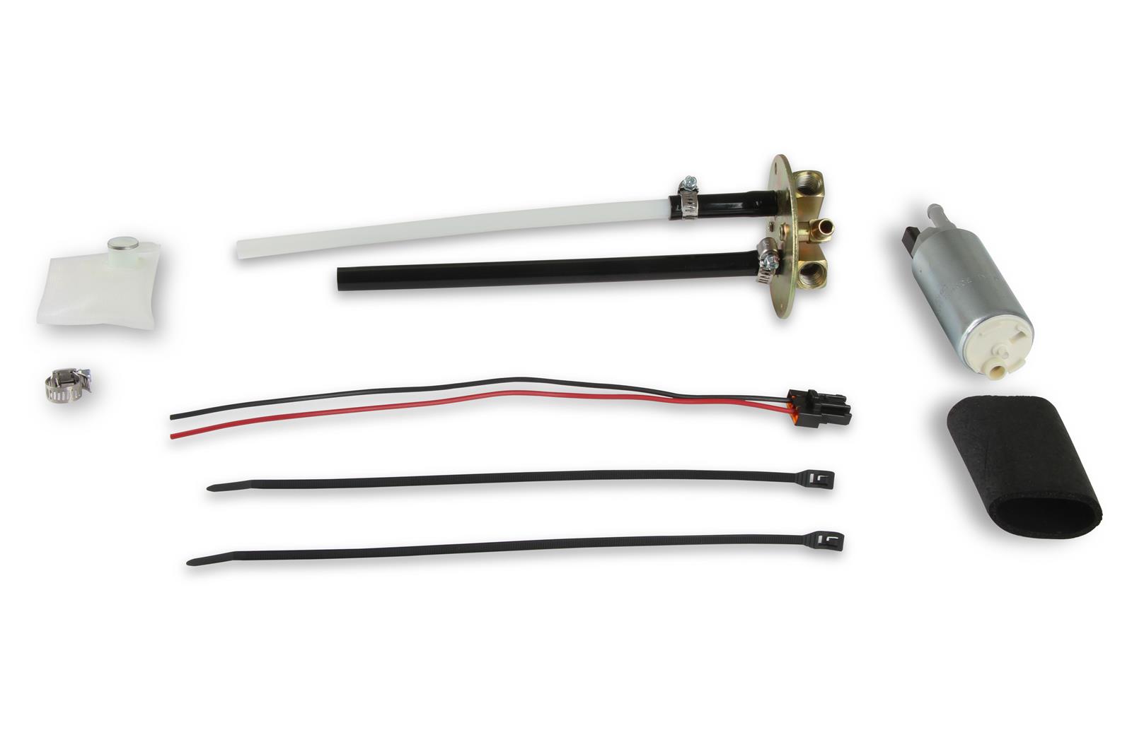 Holley Sniper EFI Fuel Tank Systems for 1960-1963 COMET, 1960-1965 FALCON - 19-181 Tanks, Sniper, 16 Gallon, Steel, Silver, Pump, 13.5V, 67 gph, 1/4 in. Female Thread, Sending Unit, 73-10 ohm, Ford, Mercury, Kit thumbnail 7