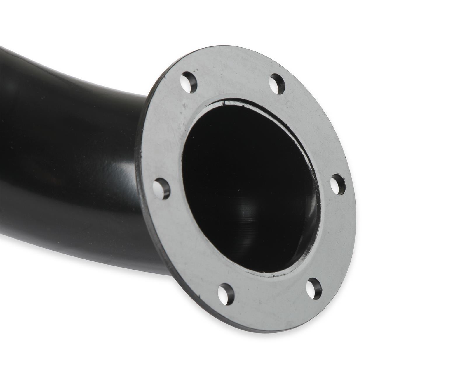 Holley Sniper EFI Fuel Tank Side Fill Necks 19-186 Filler Necks, Sniper, Fill, Steel, Black, fits 19-184 or 19-185 Tanks Only, Chevrolet, GMC, Each