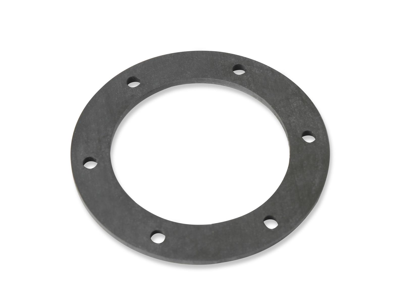 Holley Sniper Fuel Pump Hanger Gasket and O-Ring Kits 19-187 Gaskets, Sniper, Replacements, Viton Rubber, Black, 6 Hole, O-rings Included, Each thumbnail 2