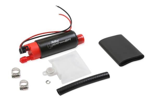 Holley Sniper E85 In-Tank Electric Fuel Pumps 19-341 Pumps, Sniper, In-Tank, 12 Volt, 90 gph, 11mm Inlet, 5/16 in. Outlet, Hose Barb, for use on Honda®, Mazda, for Nissan, Toyota, Each thumbnail 3