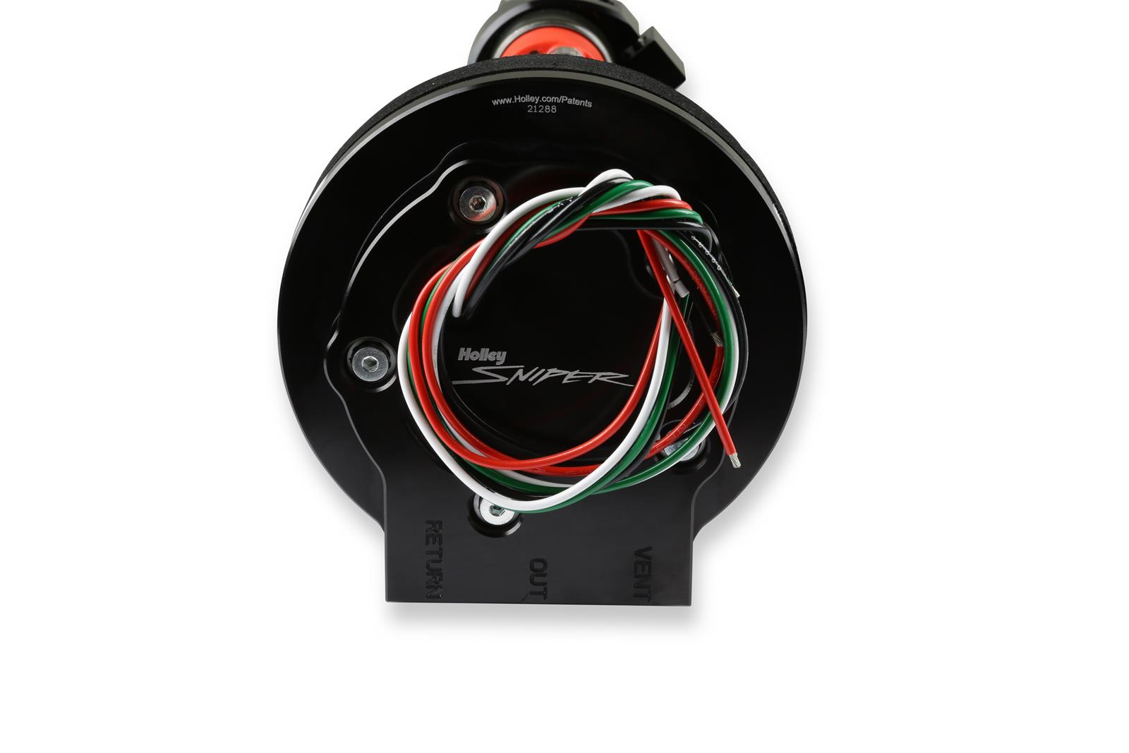 Holley Sniper In-Tank Retrofit Fuel Pump Modules 19-355 Pumps, Sniper, Twin Pump, In-Tank, 13.5 Volt, 180 gph, Manifold Ends, -8 AN O-ring, Female Thread, 7 in. Deep Tank Minimum, E85 Compatible, Each