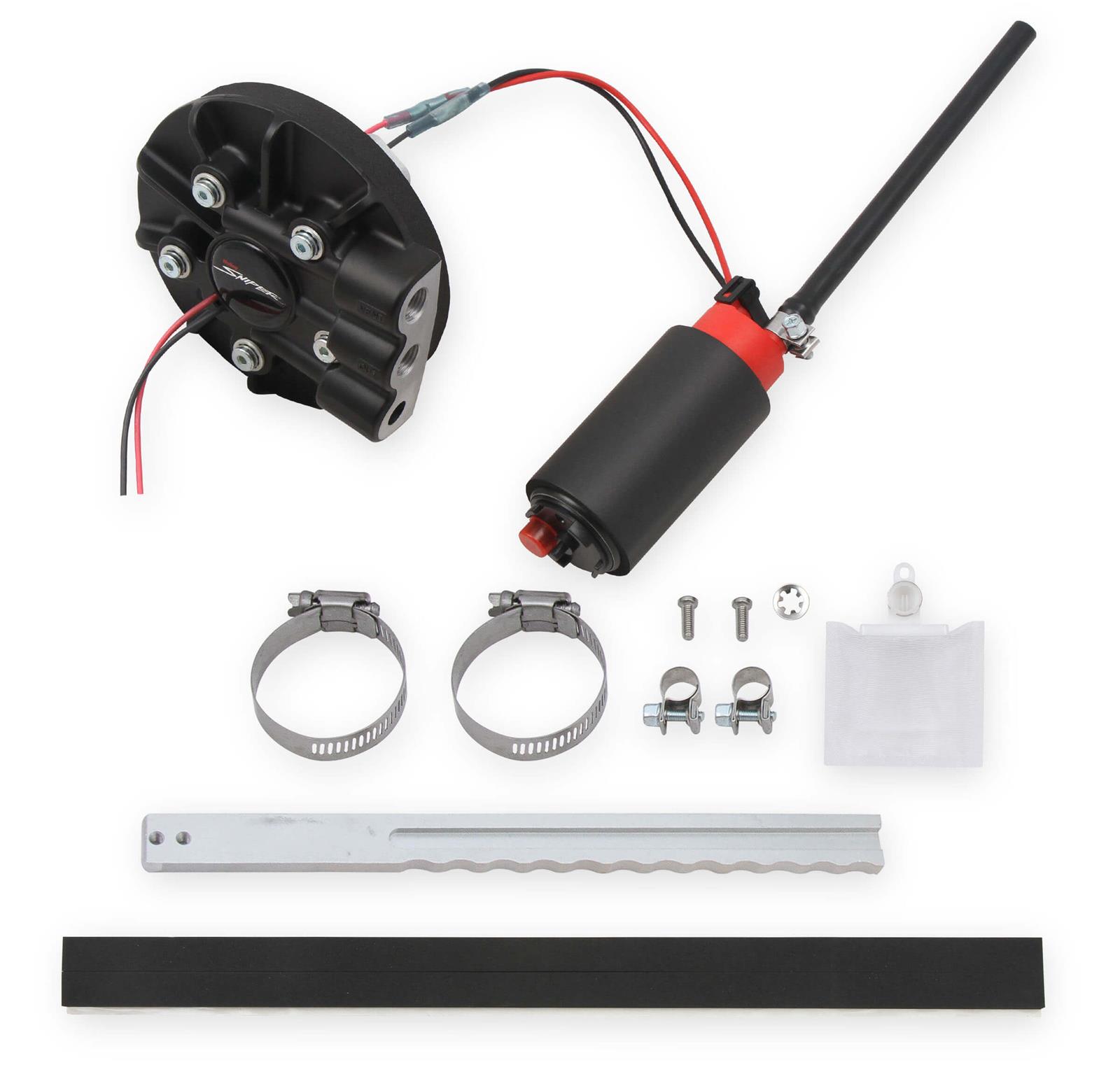 Holley Sniper In-Tank Retrofit Fuel Pump Modules 19-365 Pumps, Sniper, In-Tank, Retrofit, Low-Profile, 12V, 90 gph, 6 psi, 1/4 in.-NPT, Female Ends, 7 in. Deep Tank Minimum, E85 Compatible, Each