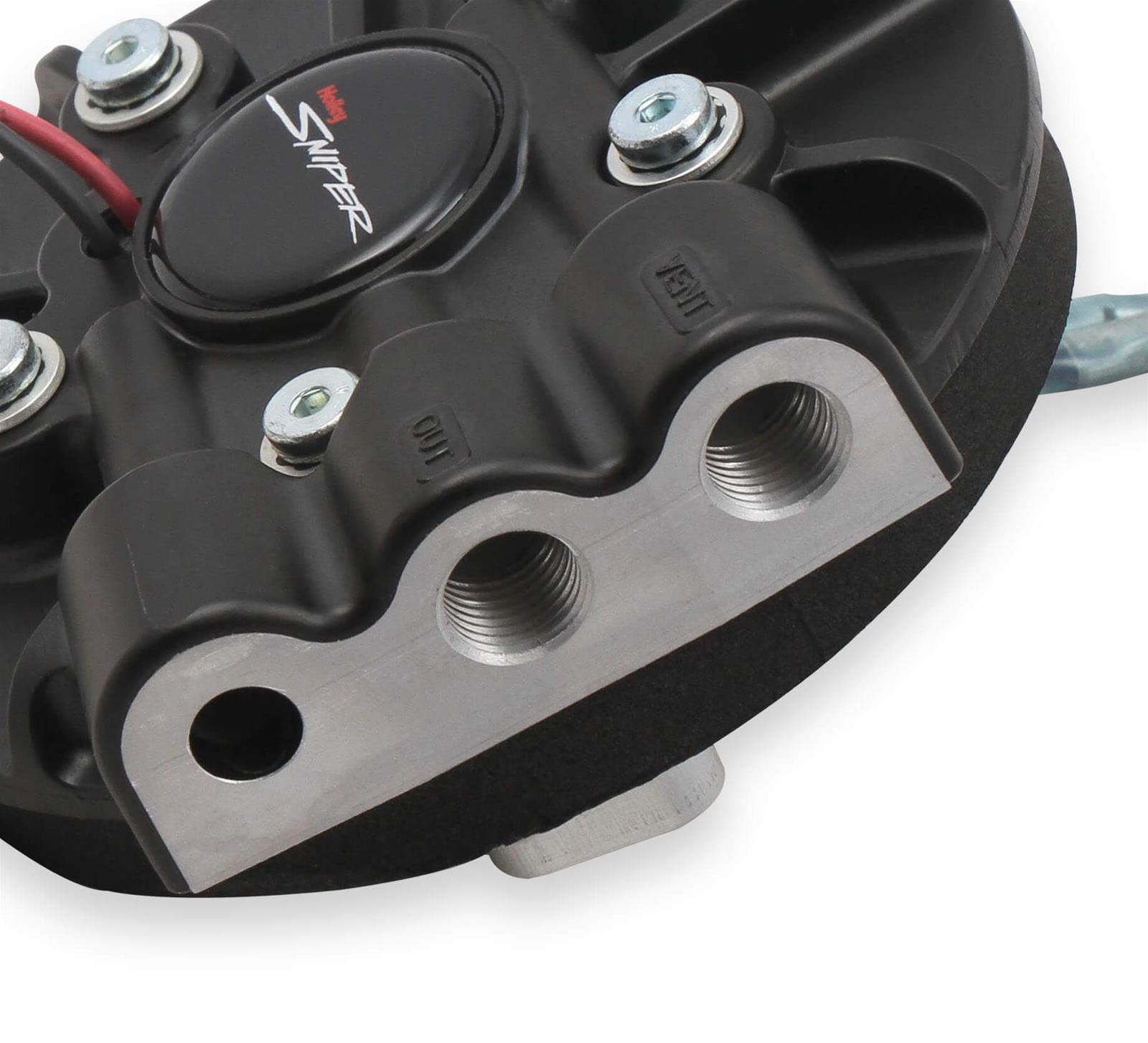 Holley Sniper In-Tank Retrofit Fuel Pump Modules 19-365 Pumps, Sniper, In-Tank, Retrofit, Low-Profile, 12V, 90 gph, 6 psi, 1/4 in.-NPT, Female Ends, 7 in. Deep Tank Minimum, E85 Compatible, Each thumbnail 3