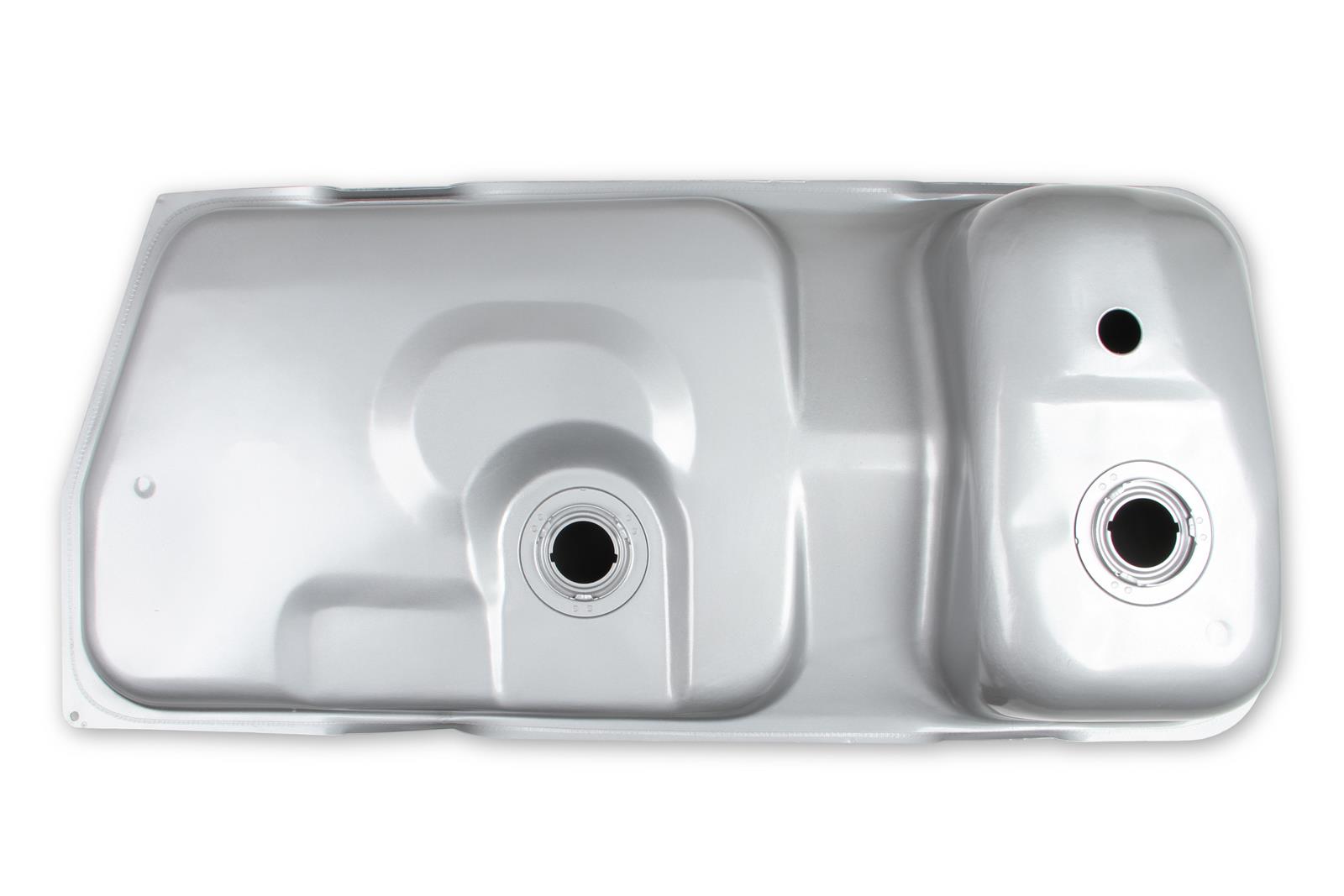 Holley Sniper Stock Replacement Fuel Tanks for 1983-1986 CAPRI, 1983-1997 MUSTANG - 19-526 Tanks, Sniper, 15.4 Gallon, Replacement, Steel, Silver, Lock Ring Included, Ford, Mustang, Each thumbnail 2