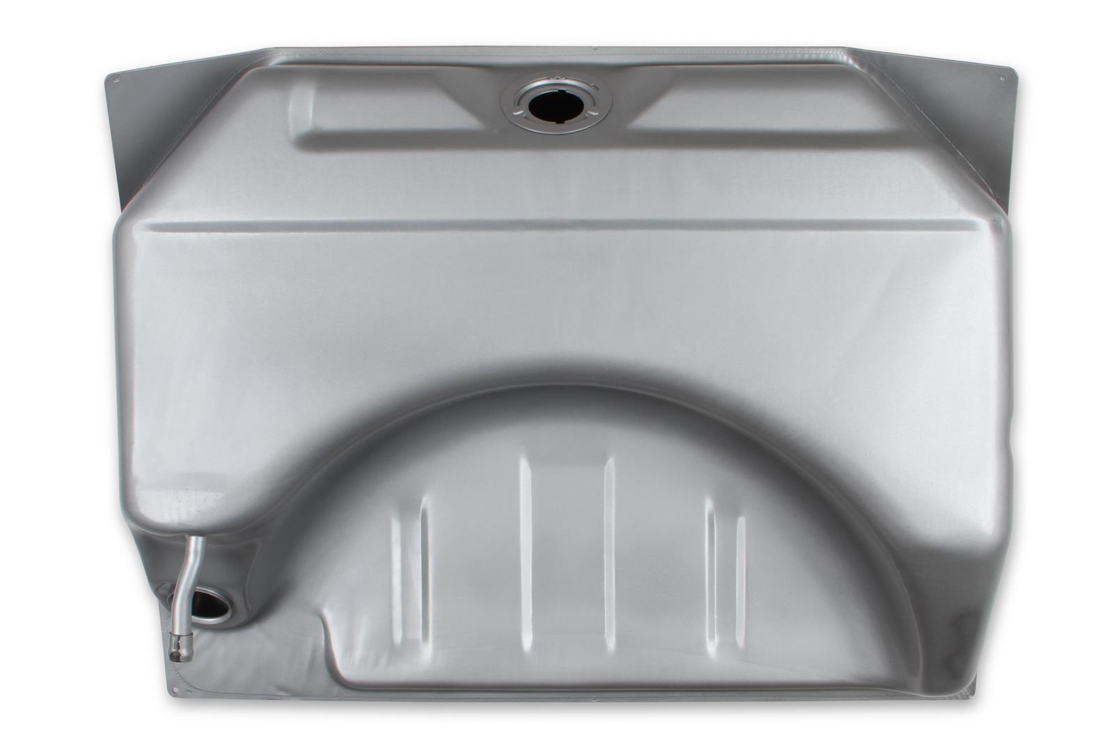 Holley Sniper Stock Replacement Fuel Tanks 19-528 Tanks, Sniper, Replacement, 19 Gallons, Lock Ring Included, Steel, Silver, Dodge, Plymouth, Each
