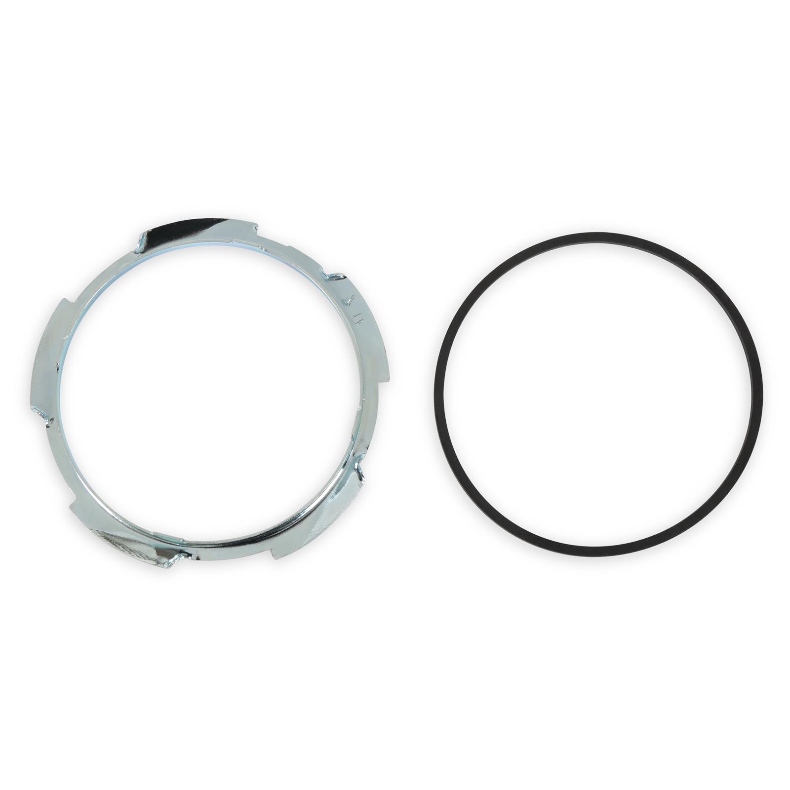 Holley Sniper Stock Replacement Fuel Tanks for 1988-1992 CAMARO, FIREBIRD - 19-542 Tanks, Sniper, 16 Gallon, Replacement, Steel, Silver Powdercoat, Lock Ring Included, Chevy, Camaro, Pontiac, Firebird, Each thumbnail 2