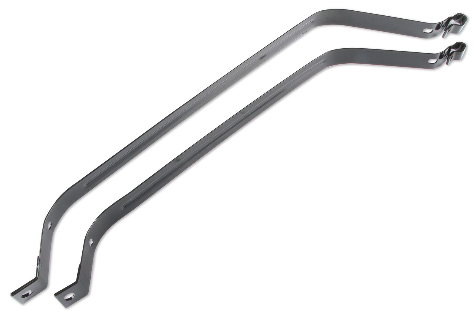 Holley Sniper Fuel Tank Straps for 1967-1969 CAMARO, FIREBIRD - 19-553 Straps, Sniper, Stock Replacement, Mounting Straps, Steel, Galvanized, Silver, Chevrolet, Camaro, Pontiac, Firebird, Pair thumbnail 2