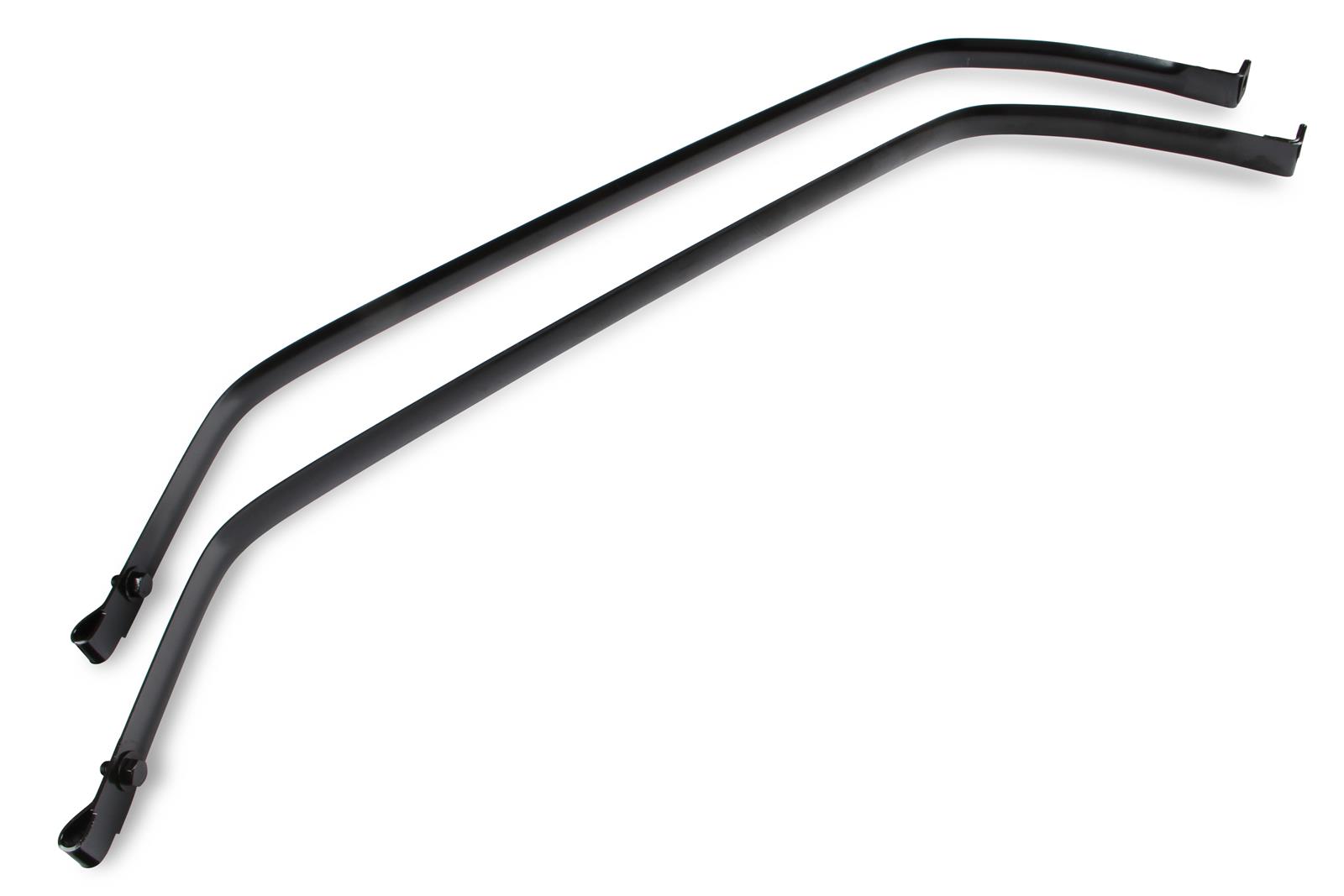 Holley Sniper Fuel Tank Straps 19-559 Mounting and Adapters, Straps, Steel, Galvanized, Buick, Chevrolet, Oldsmobile, Pontiac, Pair